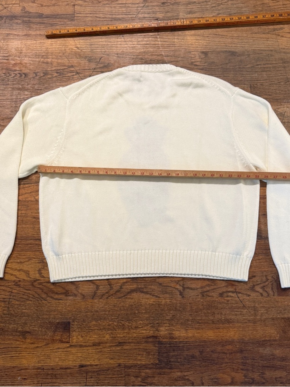 Polo Ralph Lauren Polo Bear Cream Cotton Crewneck Sweater - New with Tags - Picture 8 of 8